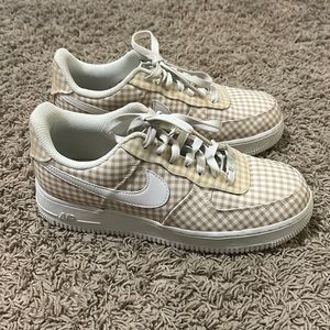 Wmns Air Force 1 Low QS 'Gingham Pack - Beige'
